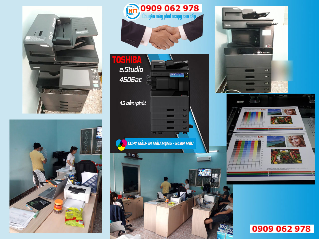 Máy photocopy Toshiba e-Studio 3505AC/4505AC